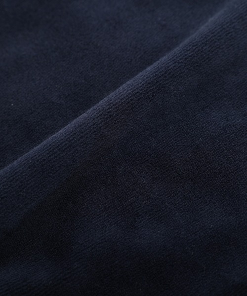 WHO'S WHO gallery（フーズフーギャラリー）の「【SLOPPY/スロッピー】ベロアハーフジップ（スウェット・レディース・ダークグリーン/ネイビー/ブラウン/グレー・FREE）」の15枚目の写真