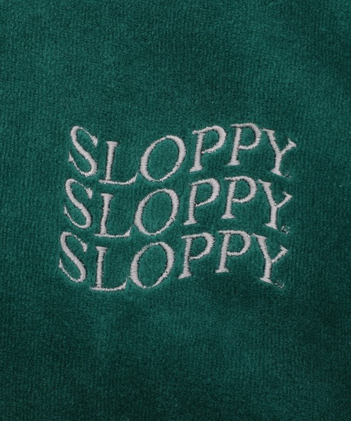 WHO'S WHO gallery（フーズフーギャラリー）の「【SLOPPY/スロッピー】ベロアハーフジップ（スウェット・レディース・ダークグリーン/ネイビー/ブラウン/グレー・FREE）」の16枚目の写真