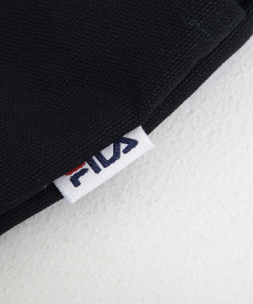 FILA(フィラ)の「【FILA/フィラ】WEB限定 3ポケット付き 2way 綿キャンバス ロゴ トートバッグ/ショルダーバッグ(トートバッグ・レディース・ブラック/オフホワイト/オリーブ・FREE)」の8枚目の写真