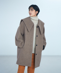 Rouge vif | セーラーカラーミドルコート(チェスターコート)