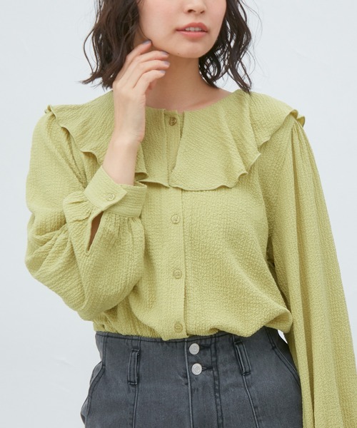 Honeys（ハニーズ）の「フリル衿ブラウス（シャツ/ブラウス）」 - WEAR