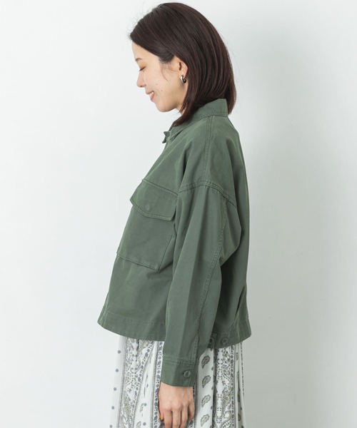 URBAN RESEARCH Sonny Label（アーバンリサーチサニーレーベル）の「ミリタリーショートジャケット（その他アウター・レディース・カーキ/ベージュ・FREE）」の13枚目の写真