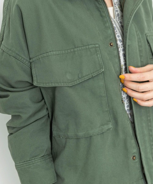 URBAN RESEARCH Sonny Label（アーバンリサーチサニーレーベル）の「ミリタリーショートジャケット（その他アウター・レディース・カーキ/ベージュ・FREE）」の15枚目の写真