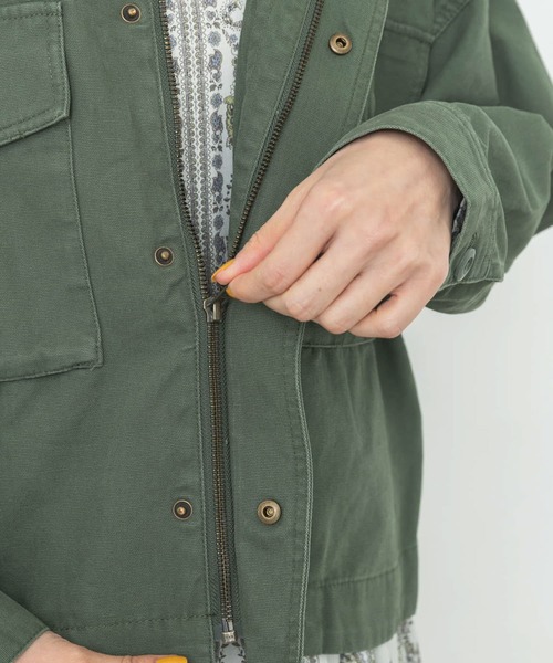 URBAN RESEARCH Sonny Label（アーバンリサーチサニーレーベル）の「ミリタリーショートジャケット（その他アウター・レディース・カーキ/ベージュ・FREE）」の16枚目の写真