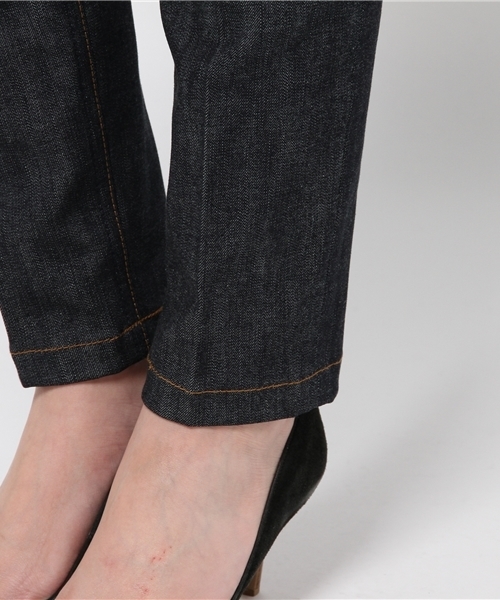 Sheta（シータ）の「デニムトラウザー（デニムパンツ・レディース・ネイビー・1/0）」の8枚目の写真