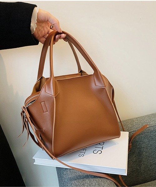 LA VORAGINE（ラ ヴォラジネ）の「バケット　2wayショルダーバッグ/ハンドバッグ（ショルダーバッグ・レディース・ブラック/ベージュ/ブラウン・FREE）」の7枚目の写真