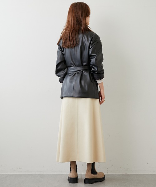 Whim Gazette（ウィムガゼット）の「フェイクレザーブルゾン（ブルゾン