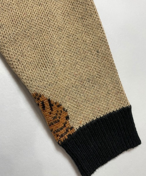 GALLIS ADDICTION（ガリスアディクション）の「GA PATTERN KNIT CARDIGAN/ニット カーディガン（カーディガン/ボレロ・メンズ・ブラック/ベージュ/ライトベージュ/ブラック系2・FREE）」の17枚目の写真