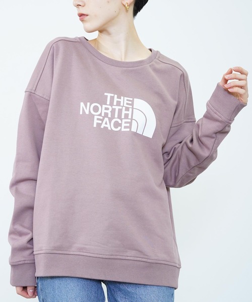 THE NORTH FACE（ザノースフェイス）の「THE NORTH FACE(ザ・ノース・フェイス) ベーシック トレーナー（スウェット・レディース・パープル/ピンク・XS/L/XL）」の2枚目の写真