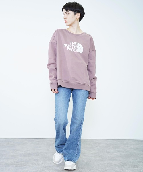 THE NORTH FACE（ザノースフェイス）の「THE NORTH FACE(ザ・ノース・フェイス) ベーシック トレーナー（スウェット・レディース・パープル/ピンク・XS/L/XL）」の6枚目の写真