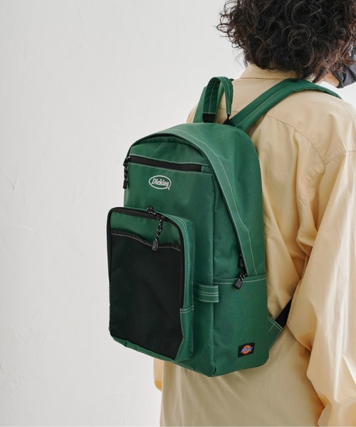 Dickies（ディッキーズ）の「別注配色ステッチバックパック リュック（バックパック/リュック・メンズ・ブラック/ベージュ/グリーン/ネイビー・FREE）」の21枚目の写真