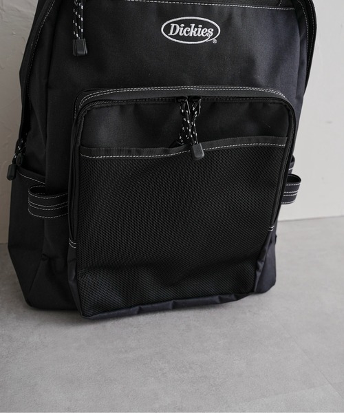 Dickies（ディッキーズ）の「別注配色ステッチバックパック リュック（バックパック/リュック・メンズ・ブラック/ベージュ/グリーン/ネイビー・FREE）」の7枚目の写真