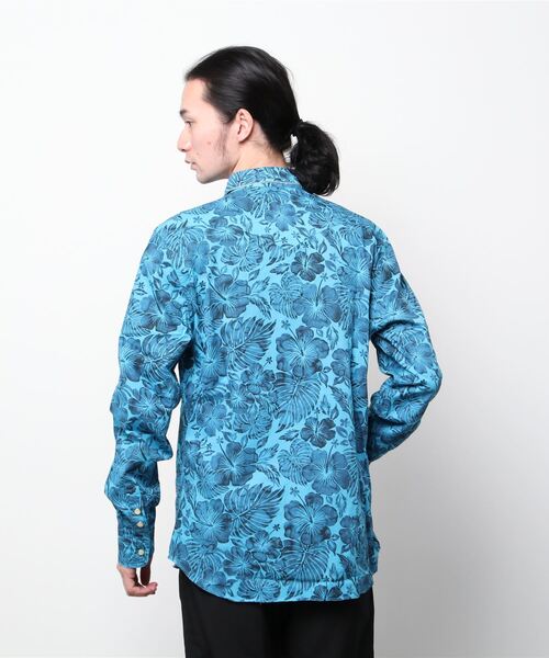 HYDROGEN（ハイドロゲン）の「《HYDROGEN/ハイドロゲン》フラワーシャツ/FLOWER SHIRT（シャツ/ブラウス・メンズ・ブルー系その他/ベージュ系その他・X-LARGE/LARGE/SMALL/MEDIUM/X-SMALL）」の7枚目の写真