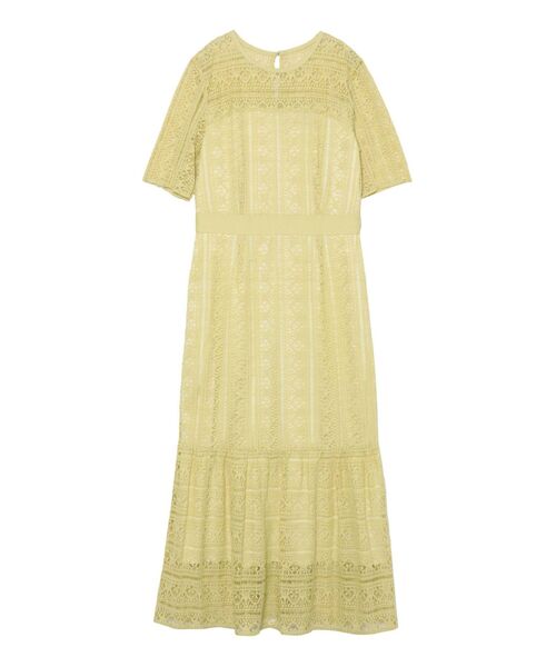 LAGUNAMOON（ラグナムーン）の「LADYレース切替マーメイドワンピース（ドレス・レディース・イエロー/ライトブルー/ブラック・SMALL/MEDIUM）」の17枚目の写真