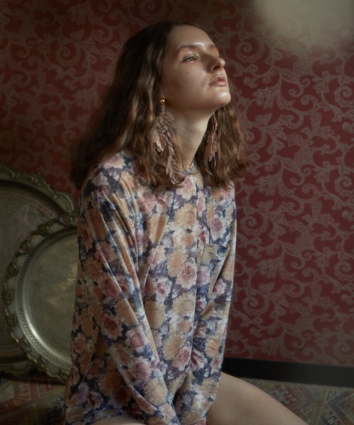 FUMIE TANAKA(フミエタナカ)の「【FUMIE=TANAKA/フミエタナカ】レザーツリーイヤリング F22S-52(イヤリング・レディース・アイボリー/キャメル・FREE)」の3枚目の写真