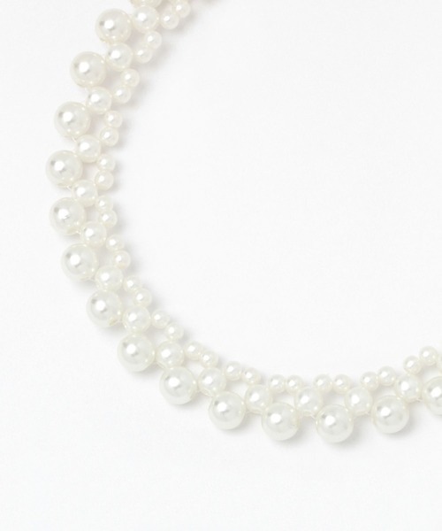 niko and...(ニコアンド)の「パール風ショートネックレス(ネックレス・レディース・その他1・0)」の2枚目の写真
