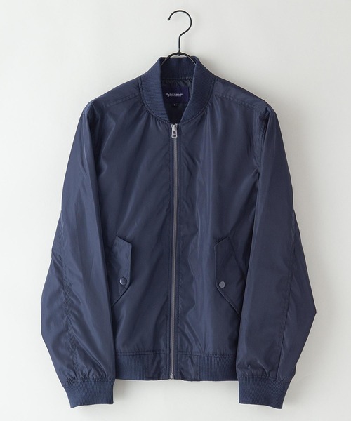 Blue Standard (ブルースタンダード)の「【BLUE STANDARD/ブルースタンダード】撥水 MA-1 ブルゾン ユニセックス(MA-1・メンズ・チャコールグレー/ブラック/ネイビー/カーキ・MEDIUM/LARGE/X-LARGE/XX-LARGE)」の4枚目の写真