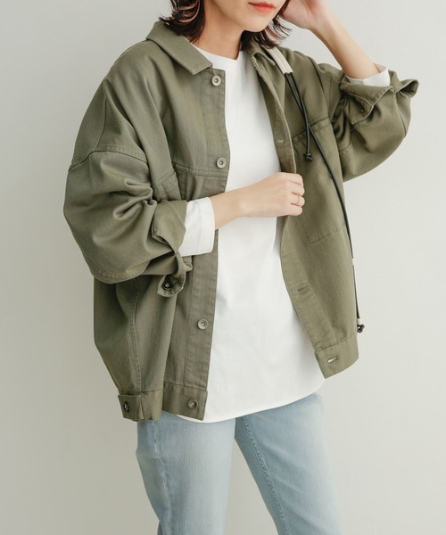 URBAN RESEARCH DOORS(アーバンリサーチドアーズ)の「コットンラウンドヘムチュニックTシャツ(Tシャツ/カットソー・レディース・オフホワイト・1)」の17枚目の写真