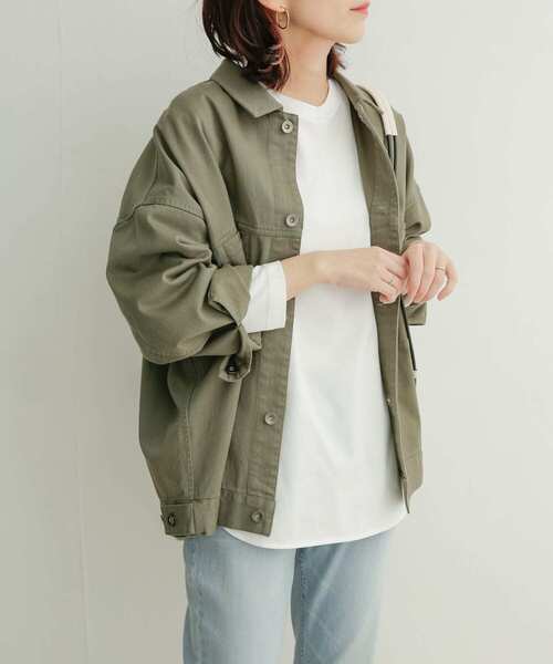 URBAN RESEARCH DOORS(アーバンリサーチドアーズ)の「コットンラウンドヘムチュニックTシャツ(Tシャツ/カットソー・レディース・オフホワイト・1)」の11枚目の写真