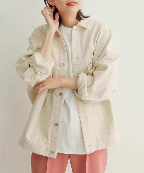 URBAN RESEARCH DOORS(アーバンリサーチドアーズ)の「コットンラウンドヘムチュニックTシャツ(Tシャツ/カットソー・レディース・オフホワイト・1)」の15枚目の写真