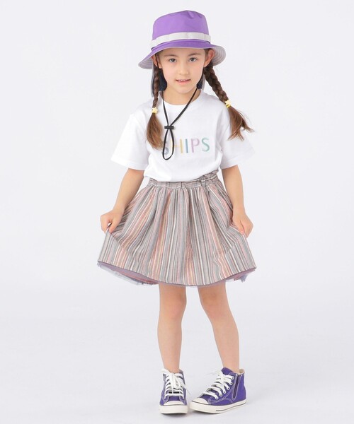 SHIPS（シップス）の「SHIPS KIDS:SHIPS ロゴ TEE(100～160cm)（Tシャツ/カットソー・キッズ・ライトホワイト/ホワイト系その他/ピンク/オレンジ/クリーム/ライトグリーン/グリーン/ネイビー・100/110/120/130/S/145/M/160）」の12枚目の写真