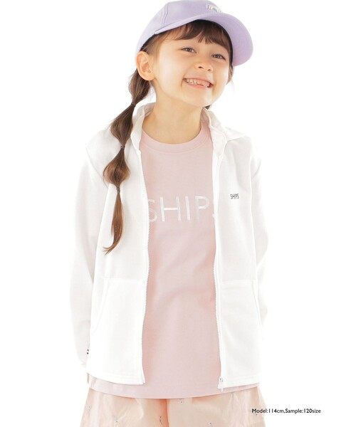 SHIPS（シップス）の「SHIPS KIDS:SHIPS ロゴ TEE(100～160cm)（Tシャツ/カットソー・キッズ・ライトホワイト/ホワイト系その他/ピンク/オレンジ/クリーム/ライトグリーン/グリーン/ネイビー・100/110/120/130/S/145/M/160）」の14枚目の写真