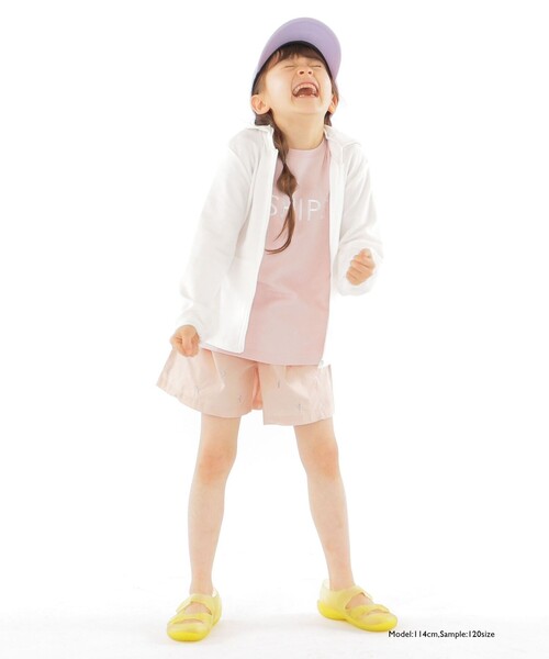 SHIPS（シップス）の「SHIPS KIDS:SHIPS ロゴ TEE(100～160cm)（Tシャツ/カットソー・キッズ・ライトホワイト/ホワイト系その他/ピンク/オレンジ/クリーム/ライトグリーン/グリーン/ネイビー・100/110/120/130/S/145/M/160）」の19枚目の写真