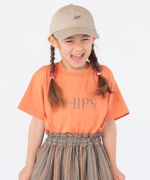 SHIPS（シップス）の「SHIPS KIDS:SHIPS ロゴ TEE(100～160cm)（Tシャツ/カットソー・キッズ・ライトホワイト/ホワイト系その他/ピンク/オレンジ/クリーム/ライトグリーン/グリーン/ネイビー・100/110/120/130/S/145/M/160）」の20枚目の写真