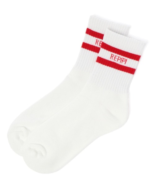repipi armario(レピピ アルマリオ)の「カラフルラインロゴソックス(ソックス/靴下・キッズ・ブラック系その他/ホワイト/ベージュ/レッド/グリーン系その他・FREE)」の5枚目の写真
