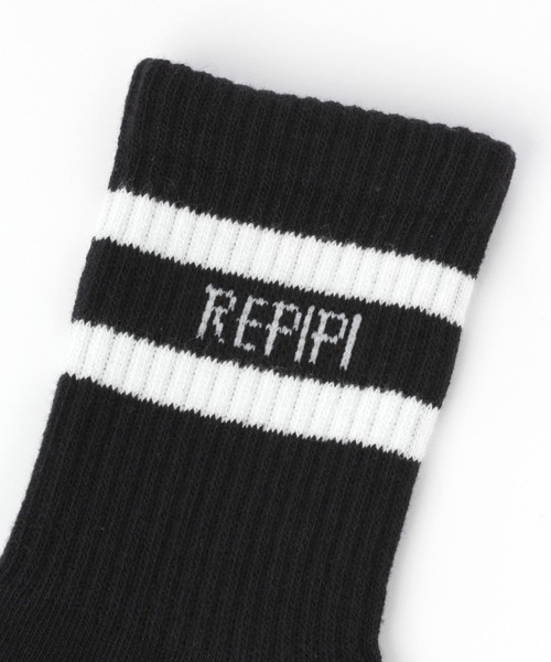 repipi armario(レピピ アルマリオ)の「カラフルラインロゴソックス(ソックス/靴下・キッズ・ブラック系その他/ホワイト/ベージュ/レッド/グリーン系その他・FREE)」の6枚目の写真