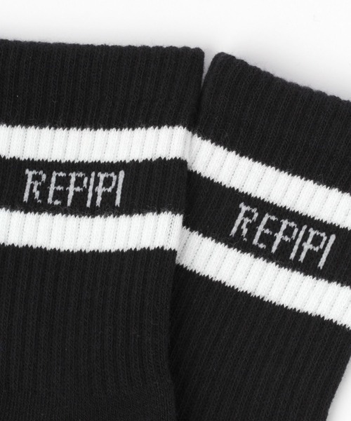 repipi armario(レピピ アルマリオ)の「カラフルラインロゴソックス(ソックス/靴下・キッズ・ブラック系その他/ホワイト/ベージュ/レッド/グリーン系その他・FREE)」の9枚目の写真