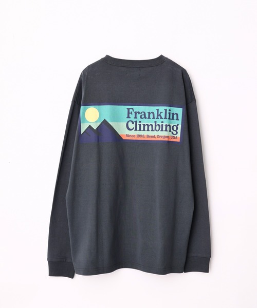 Franklin Climbing(フランクリンクライミング)の「【Franklin Climbing 】バックプリントボックスロゴ長袖Tee(Tシャツ/カットソー・メンズ・オレンジ/グレー/サックスブルー/チャコールグレー/ホワイト・L/M/XS/XL/S)」の13枚目の写真