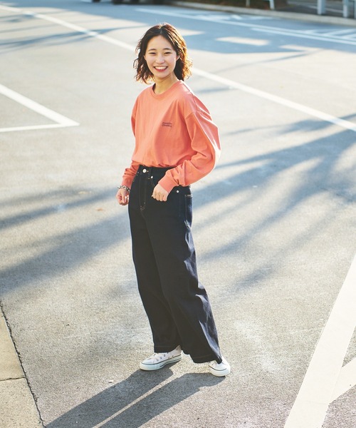 Franklin Climbing(フランクリンクライミング)の「【Franklin Climbing 】バックプリントボックスロゴ長袖Tee(Tシャツ/カットソー・メンズ・オレンジ/グレー/サックスブルー/チャコールグレー/ホワイト・L/M/XS/XL/S)」の8枚目の写真