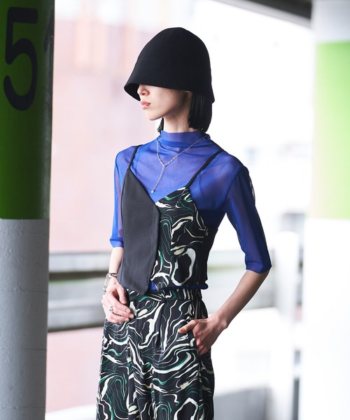 VACANCY（ヴァカンシー）の「マルチウェーブ柄ビスチェ(セットアップパンツあり)/アソート柄（その他トップス・レディース・ブラック/その他/ナチュラル・FREE）」の19枚目の写真