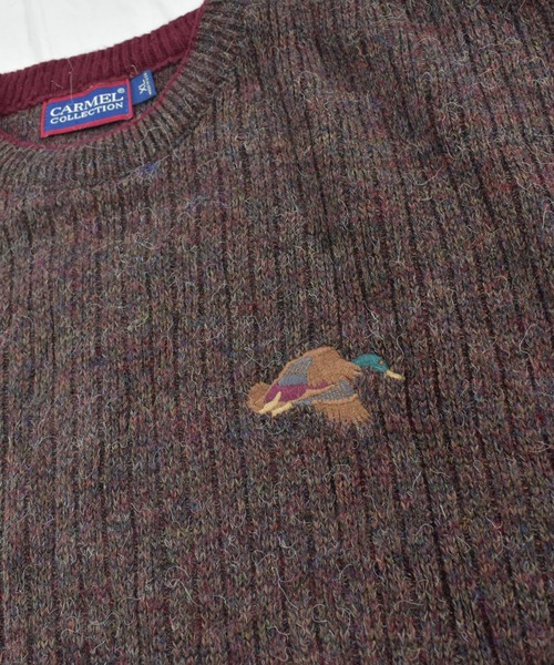VINTAGE（ヴィンテージ）の「【ヴィンテージ古着】CARMEL アメリカ製 デザインニット クルーネックニット（ニット/セーター・メンズ・その他・X-LARGE）」の3枚目の写真