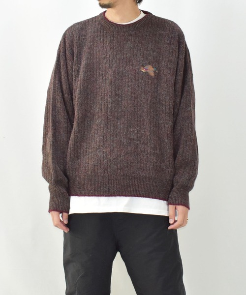 VINTAGE（ヴィンテージ）の「【ヴィンテージ古着】CARMEL アメリカ製 デザインニット クルーネックニット（ニット/セーター・メンズ・その他・X-LARGE）」の7枚目の写真