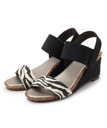 ◆【累計28万足/シューダル】ウェッジソールサンダル