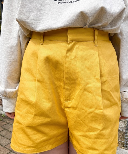 PairPair(ペアペア)の「ツイルショートパンツ(その他パンツ・レディース・アイボリー/マスタード/モカ・フリー)」の19枚目の写真