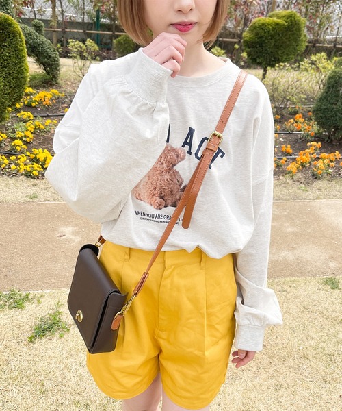 PairPair(ペアペア)の「ツイルショートパンツ(その他パンツ・レディース・アイボリー/マスタード/モカ・フリー)」の15枚目の写真