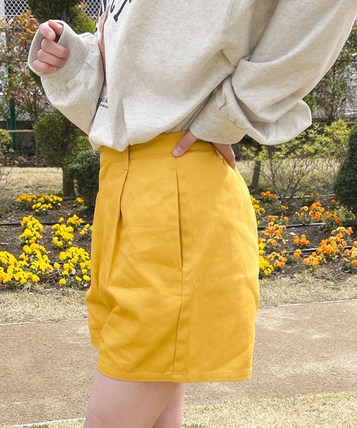 PairPair(ペアペア)の「ツイルショートパンツ(その他パンツ・レディース・アイボリー/マスタード/モカ・フリー)」の17枚目の写真