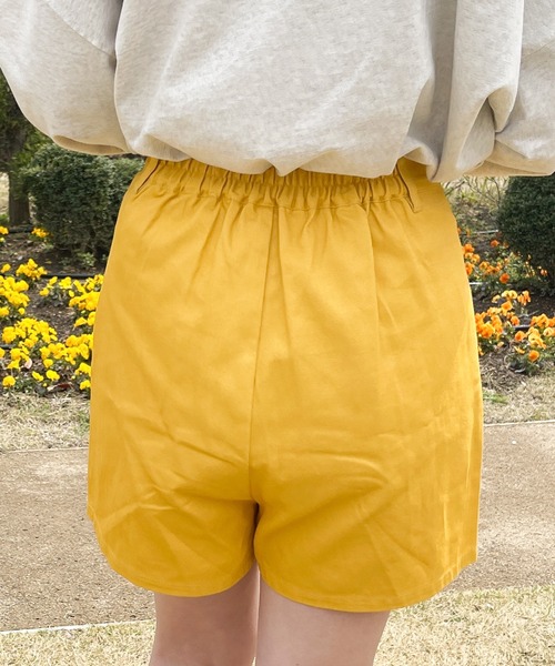 PairPair(ペアペア)の「ツイルショートパンツ(その他パンツ・レディース・アイボリー/マスタード/モカ・フリー)」の18枚目の写真