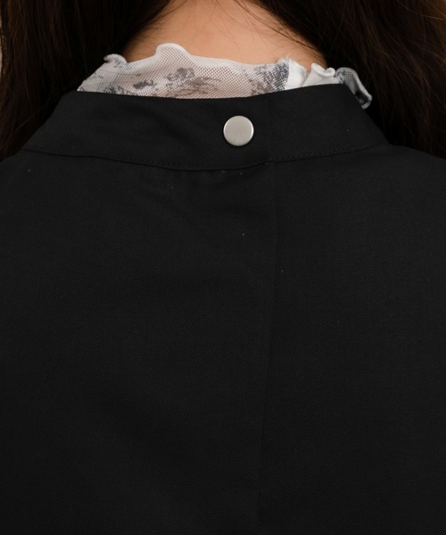 Ezick(エジック)の「【&g’aime】ケープディティールワンピース(ワンピース・レディース・ブラック/グレイッシュベージュ・FREE)」の14枚目の写真