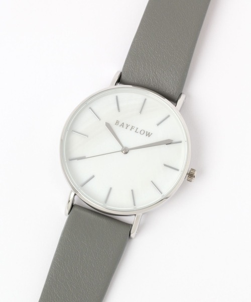 BAYFLOW（ベイフロー）の「シェルダイアルウォッチ（アナログ腕時計・レディース・ライトグレー/ベージュ・FREE）」の13枚目の写真