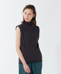 qualite | 《アンサンブル対応》コットンストレッチノースリーブニット(ニット/セーター)