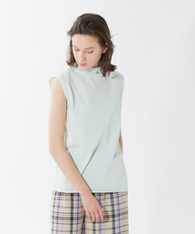 qualite | 《アンサンブル対応》コットンストレッチノースリーブニット(ニット/セーター)