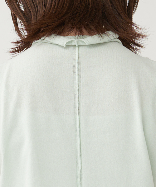 qualite（カリテ）の「《アンサンブル対応》コットンストレッチノースリーブニット（ニット/セーター・レディース・チャコールグレー/オフホワイト/セージグリーン・フリー）」の20枚目の写真