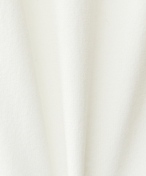 qualite（カリテ）の「《アンサンブル対応》コットンストレッチノースリーブニット（ニット/セーター・レディース・チャコールグレー/オフホワイト/セージグリーン・フリー）」の6枚目の写真