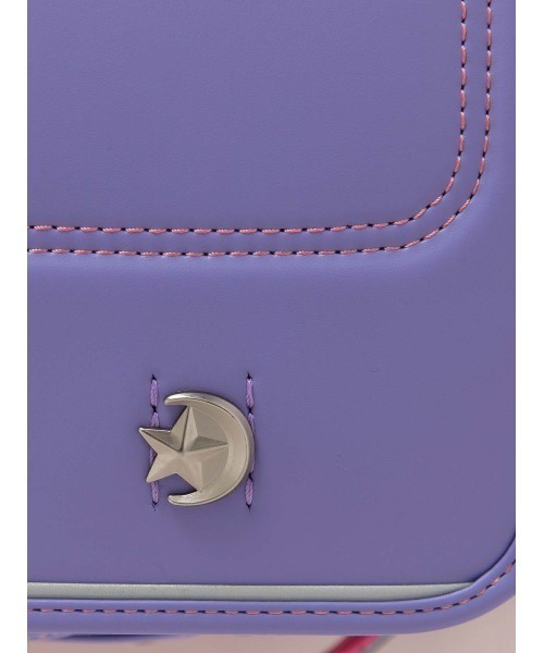 fafa（フェフェ）の「【早期特典付】2027年新入学ランドセル - ラベンダーxピーチブロッサム（ムーンスター / クラリーノ / 学習院型）（ランドセル・キッズ・パープル・FREE）」の10枚目の写真