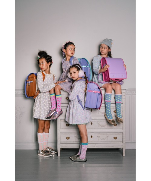 fafa（フェフェ）の「【早期特典付】2027年新入学ランドセル - ラベンダーxピーチブロッサム（ムーンスター / クラリーノ / 学習院型）（ランドセル・キッズ・パープル・FREE）」の19枚目の写真