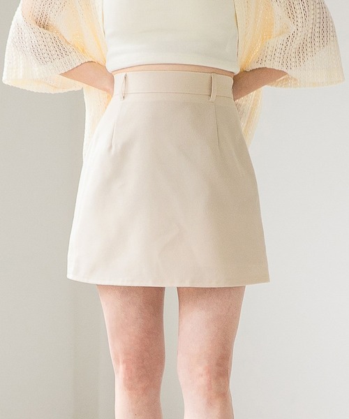 Heather（ヘザー）の「ベーシックタイトミニスカート  277321（スカート・レディース・ライトベージュ/グレー/ブラック・S/M）」の3枚目の写真